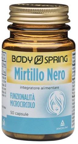 BODY SPRING MIRTILLO NERO 50 CAPSULE - Farmacia Mastrangelo 