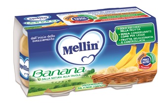MELLIN OMOGENEIZZATO BANANA 100 G 2 PEZZI - Farmacia Mastrangelo 