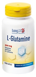 LONGLIFE L-GLUTAMINE 100 CAPSULE DI GELATINA DA 620 MG - Farmacia Mastrangelo 