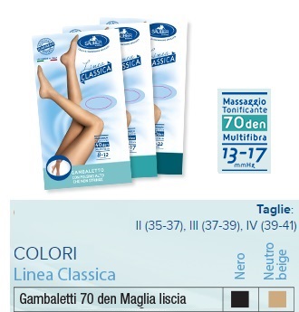 SAUBER GAMBALETTO 70 MAGLIA LISCIA NERO 2 LINEA CLASSICA - Farmacia Mastrangelo 