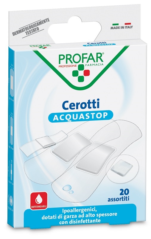 CEROTTO ACQUASTOP ASSORTITI PROFAR 20 PEZZI - Farmacia Mastrangelo 