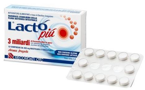 LACTO PIU 3 MILIARDI 12 COMPRESSE - Farmacia Mastrangelo 