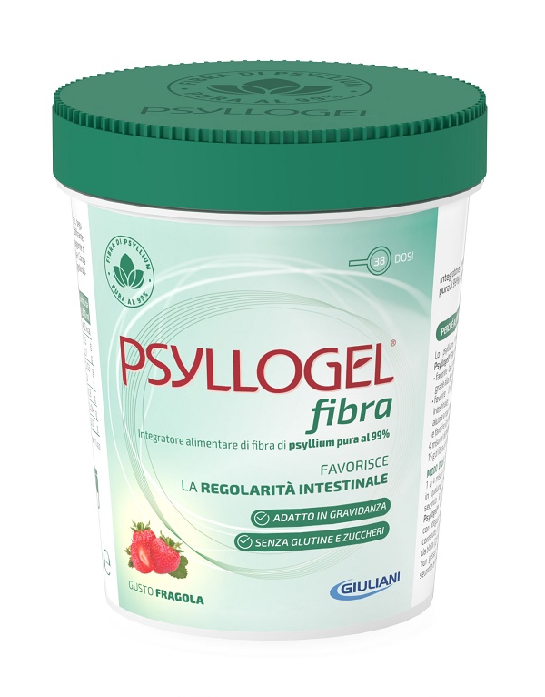 PSYLLOGEL FIBRA FRAGOLA VASO 170 G - Farmacia Mastrangelo 