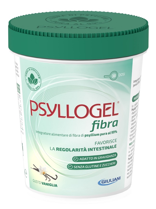 PSYLLOGEL FIBRA VANIGLIA VASO 170 G - Farmacia Mastrangelo 