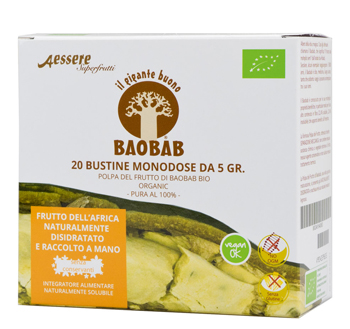 BAOBAB AESSERE POLPA BIO 20X5 G - Farmacia Mastrangelo 
