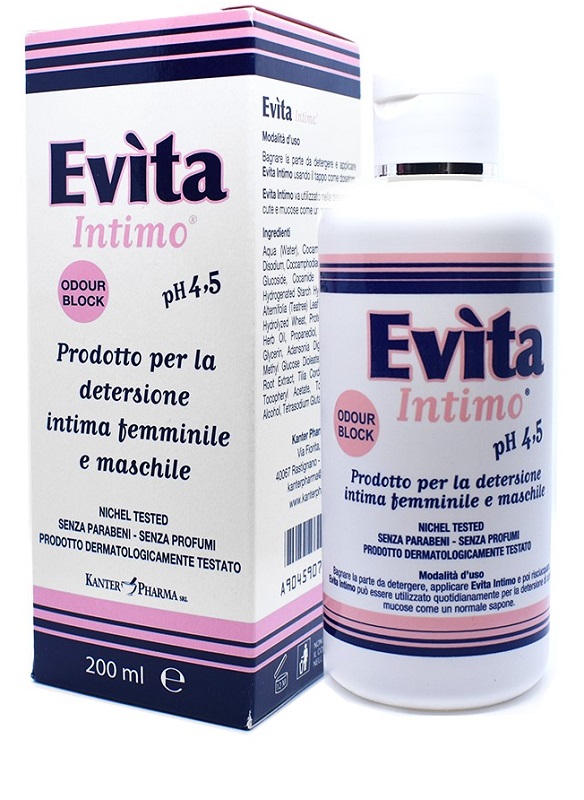 EVITA INTIMO DETERGENTE 200 ML - Farmacia Mastrangelo 