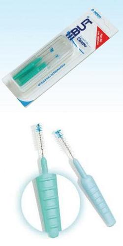 EBUR SCOVOLINO FINE CON MANICO IN ASTUCCIO TASCABILE 5 PEZZI - Farmacia Mastrangelo 