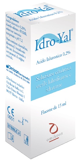 IDRO-YAL SOLUZIONE OFTALMICA LUBRIFICANTE IDRATANTE ACITO IALURONICO 0,2% 15 ML - Farmacia Mastrangelo 