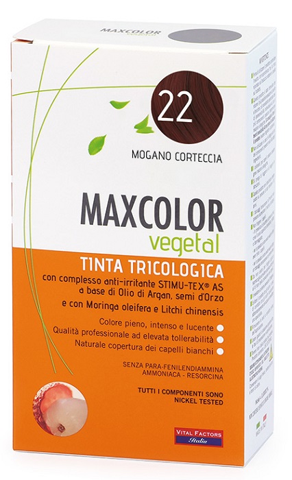 MAX COLOR VEGETAL 22 TINTURA 140 ML - Farmacia Mastrangelo 