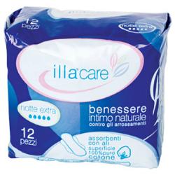 ILLA CARE ASSORBENTE NOTTE EXTRA 12 PEZZI - Farmacia Mastrangelo 