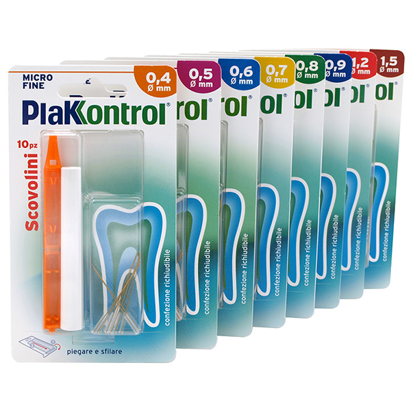 PLAKKONTROL MINIGRIP SCOVOLINO 0,9 MM 10 PEZZI - Farmacia Mastrangelo 