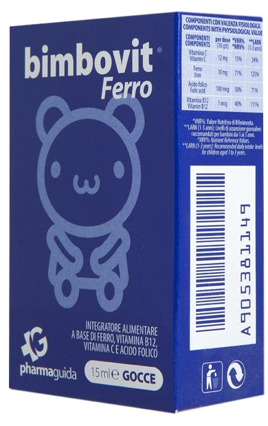 BIMBOVIT FERRO GOCCE 15 ML - Farmacia Mastrangelo 