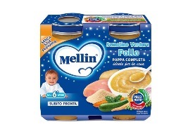 MELLIN BABY CENA COMPLETA POLLO VERDURE 2 PEZZI 200 G - Farmacia Mastrangelo 