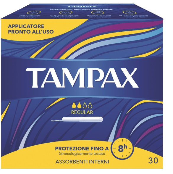 TAMPAX BLUE BOX REGULAR 30 PEZZI - Farmacia Mastrangelo 