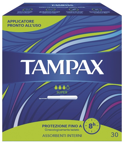 TAMPAX BLUE BOX SUPER 30 PEZZI - Farmacia Mastrangelo 