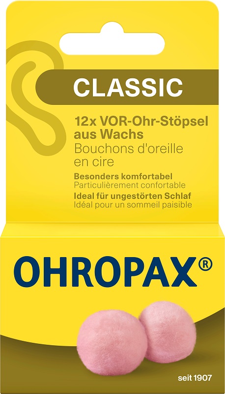 OHROPAX TAPPI AURICOLARI CERA 12 PEZZI - Farmacia Mastrangelo 
