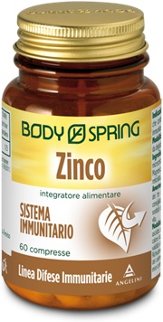BODY SPRING ZINCO 60 COMPRESSE - Farmacia Mastrangelo 