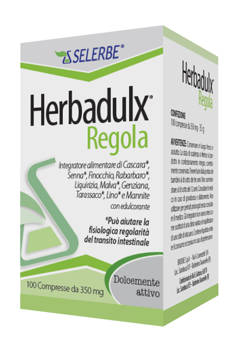 HERBADULX REGOLA 100 COMPRESSE - Farmacia Mastrangelo 