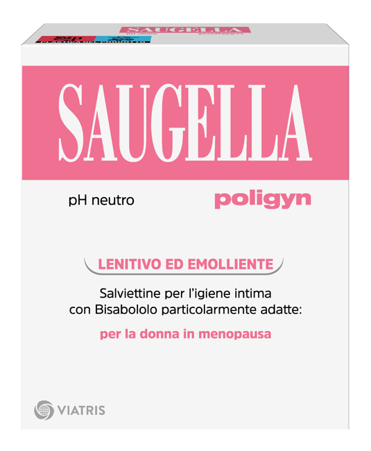 SAUGELLA POLIGYN PH NEUTRO SALVIETTINE IGIENE INTIMA LENITIVO ED EMOLLIENTE 10 PEZZI - Farmacia Mastrangelo 