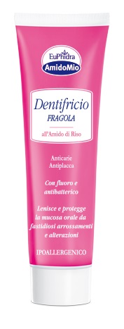 EUPHIDRA AMIDOMIO DENTIFRICIO FRAGOLA 50 ML - Farmacia Mastrangelo 