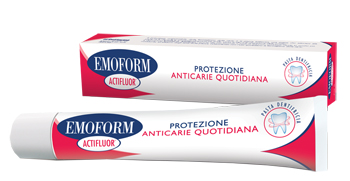 EMOFORM ACTIFLUOR DENTIFRICIO 75 ML - Farmacia Mastrangelo 