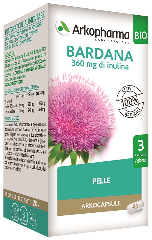 ARKO CAPSULE BARDANA BIO 45 CAPSULE - Farmacia Mastrangelo 