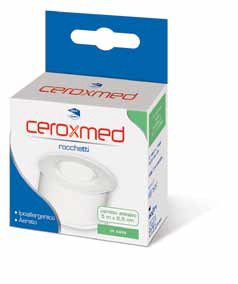 CEROTTO ADESIVO IN ROCCHETTO CEROXMED IN SETA AERATO IPOALLERGENICO BIANCO 500X2,5 CM 1 PEZZO - Farmacia Mastrangelo 