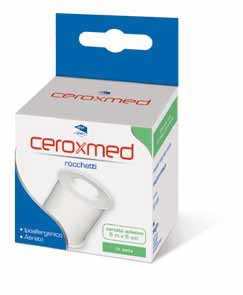 CEROTTO ADESIVO IN ROCCHETTO CEROXMED IN SETA AERATO IPOALLERGENICO BIANCO 500X5 CM 1 PEZZO - Farmacia Mastrangelo 