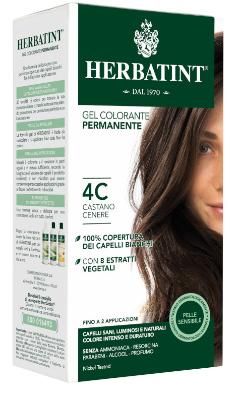 HERBATINT 4C CASTANO CENERE 150 ML - Farmacia Mastrangelo 