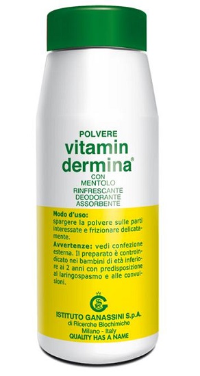 VITAMINDERMINA POLVERE MENT 100 G - Farmacia Mastrangelo 