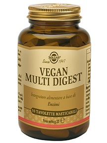 VEGAN MULTI DIGEST 50 TAVOLETTE MASTICABILI - Farmacia Mastrangelo 