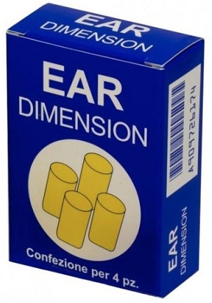 EAR DIMENSION TAPPO AURICOLARE IN SPUGNA 4 PEZZI - Farmacia Mastrangelo 