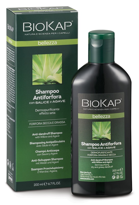 BIOKAP BELLEZZA SHAMPOO ANTIFORFORA 200 ML BIOSLINE - Farmacia Mastrangelo 