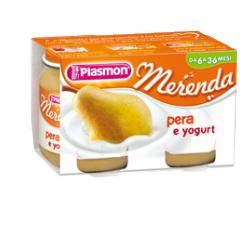 PLASMON OMOGENEIZZATO YOGURT PERA 120 G X 2 PEZZI - Farmacia Mastrangelo 
