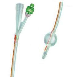CATETERE FOLEY IN SILICONE TRASPARENTE A 2 VIE CON PALLONCINO 5-10ML DIAMETRO CH14 4,66MM LUNGHEZZA 40CM - Farmacia Mastrangelo 