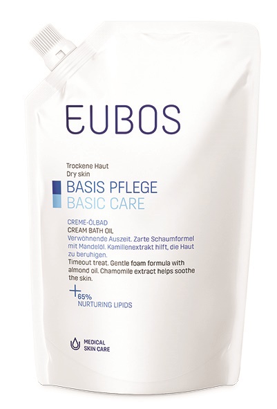EUBOS OLIO BAGNO RICARICA 400 ML - Farmacia Mastrangelo 