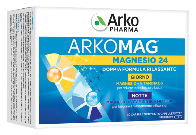 MAGNESIO 24 60 CAPSULE - Farmacia Mastrangelo 