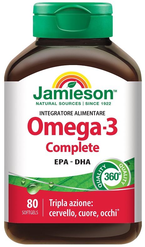 JAMIESON OMEGA 3 COMPLETE 80 PERLE - Farmacia Mastrangelo 