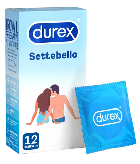 PROFILATTICO DUREX SETTEBELLO CLASSICO 12 PEZZI - Farmacia Mastrangelo 