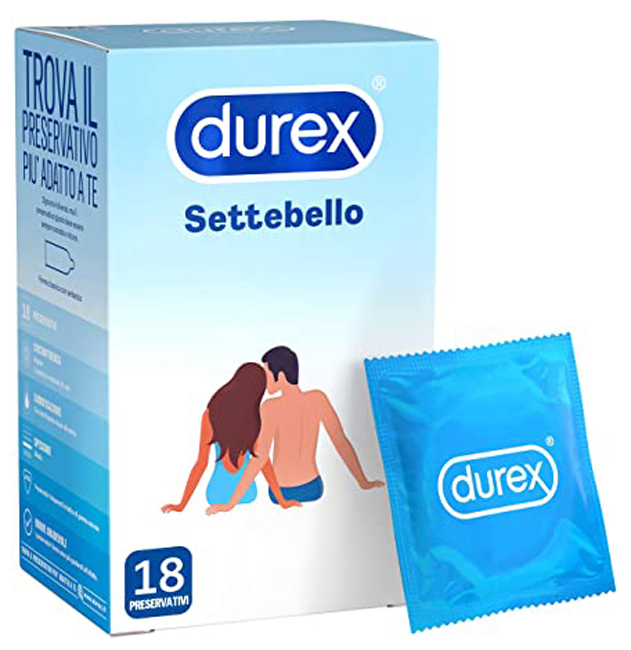 PROFILATTICO DUREX SETTEBELLO CLASSICO 18 PEZZI - Farmacia Mastrangelo 