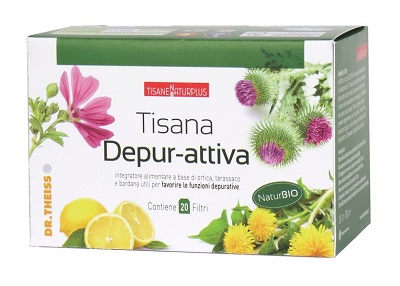 NATURPLUS TISANA DEPUR-ATTIVA 20 FILTRI - Farmacia Mastrangelo 