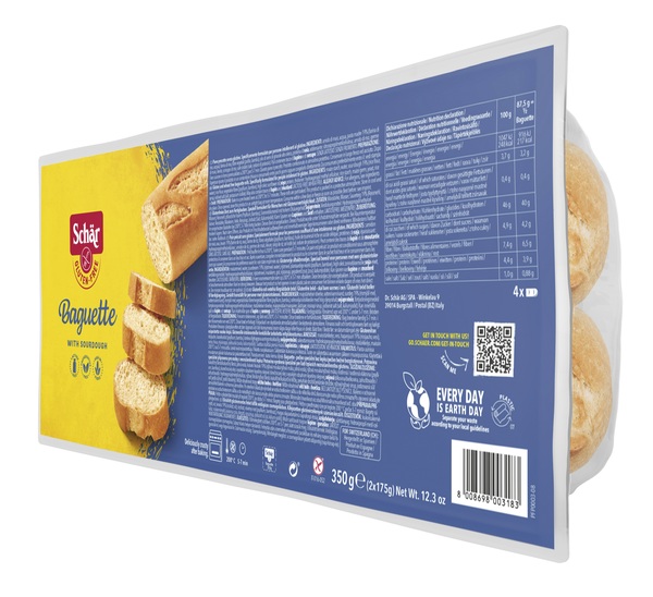 SCHAR BAGUETTE SENZA LATTOSIO 2 X 175 G - Farmacia Mastrangelo 