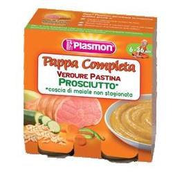 PLASMON OMOGENEIZZATO PAPPE PROSCIUTTO VERDURA PASTINA 190 G X 2 PEZZI - Farmacia Mastrangelo 