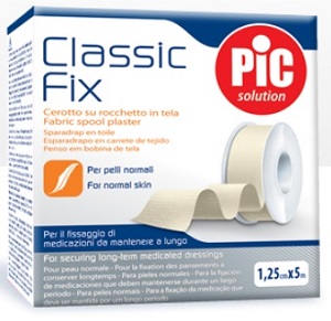 CEROTTO IN ROCCHETTO CLASSIC FIX WHITE 1,25X500 CM FUSTELLA - Farmacia Mastrangelo 