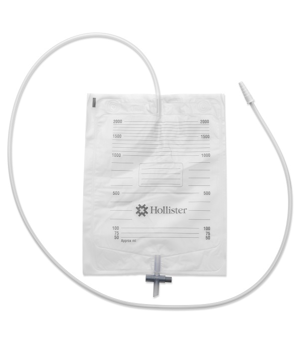 SACCA URINA DA LETTO HOLLISTER CON ANTIREFLUSSO E RUBINETTO DI SCARICO TUBO 130 CM 30 PEZZI - Farmacia Mastrangelo 