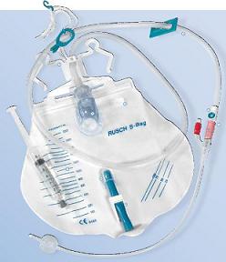 CATETERE IN SILICONE SCANALATO PROFILCATH PRECONNESSO CH16 LUNGHEZZA 40CM + SACCA DI DRENAGGIO DA 2000ML GRADUATA CON TUBO DI SCARICO ELASTICO E CHIUSURA A MORSETTO - Farmacia Mastrangelo 
