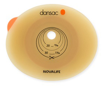 PLACCA PER COLO ILEO ED UROSTOMIA DANSAC NOVALIFE2 55MM RITAGLIABILE 10-47 - Farmacia Mastrangelo 