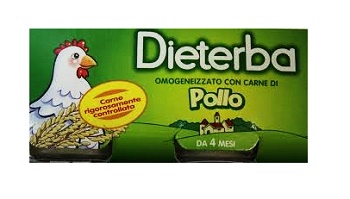 DIETERBA OMOGENEIZZATO POLLO 3 PEZZI 80 G - Farmacia Mastrangelo 
