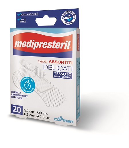 CEROTTO IN STRISCIA MEDIPRESTERIL DELICATO TNT 50X8CM - Farmacia Mastrangelo 