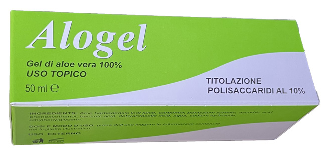 ALOGEL ALOE PURA 100% TITOLATO 10% IN POLISACCARIDI 50 ML - Farmacia Mastrangelo 
